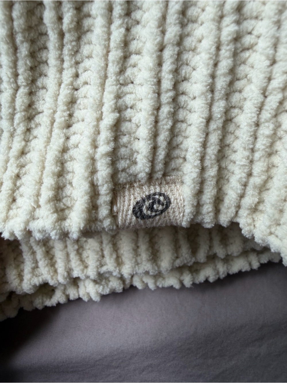 NEW Rip Curl Safari Sun Open Front Cardigan Oversized Ivory Size Large Chunky - Picture 9 of 10